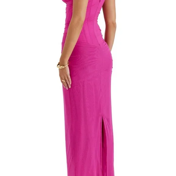 House of CB Vibrant Pink Maxi Dress - Picture 3 of 6